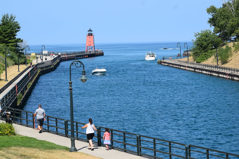 Charlevoix's famous Mushroom Houses and lakefront views