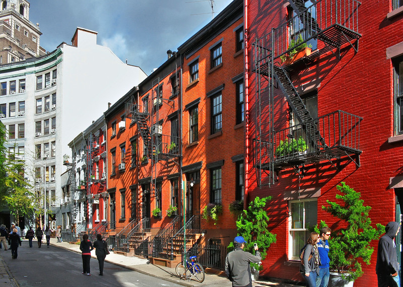 Charming streets and brownstones in Greenwich Village