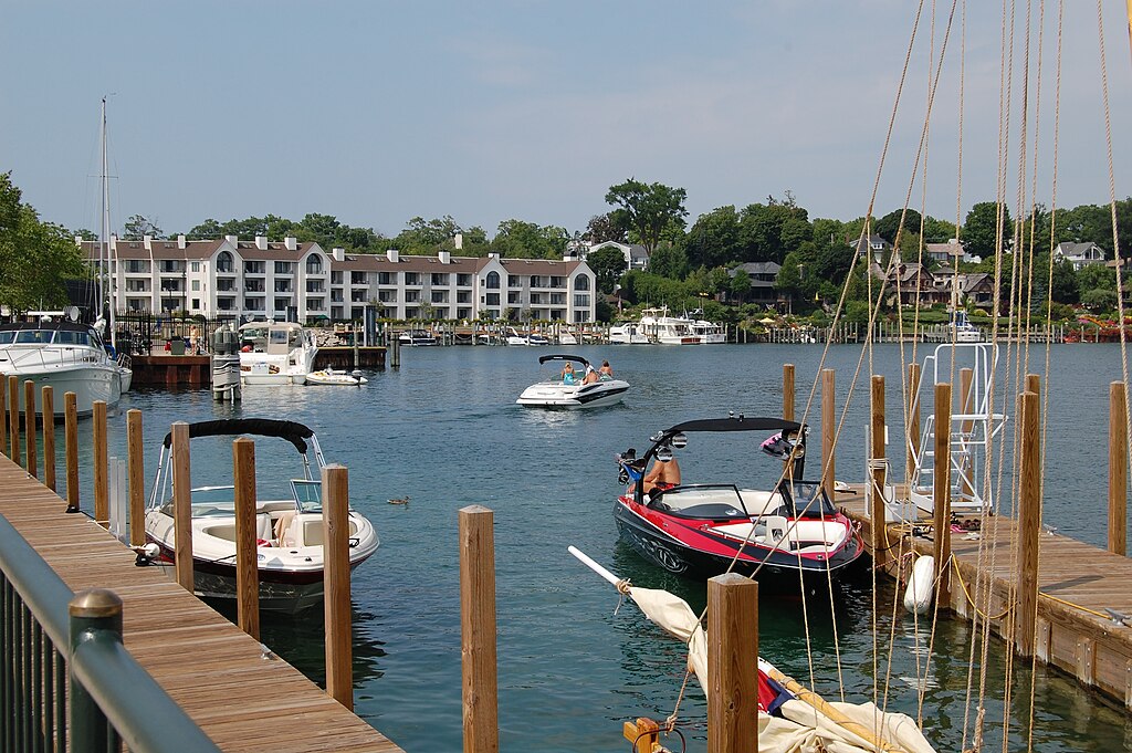 Petoskey's charming streets and lakefront views