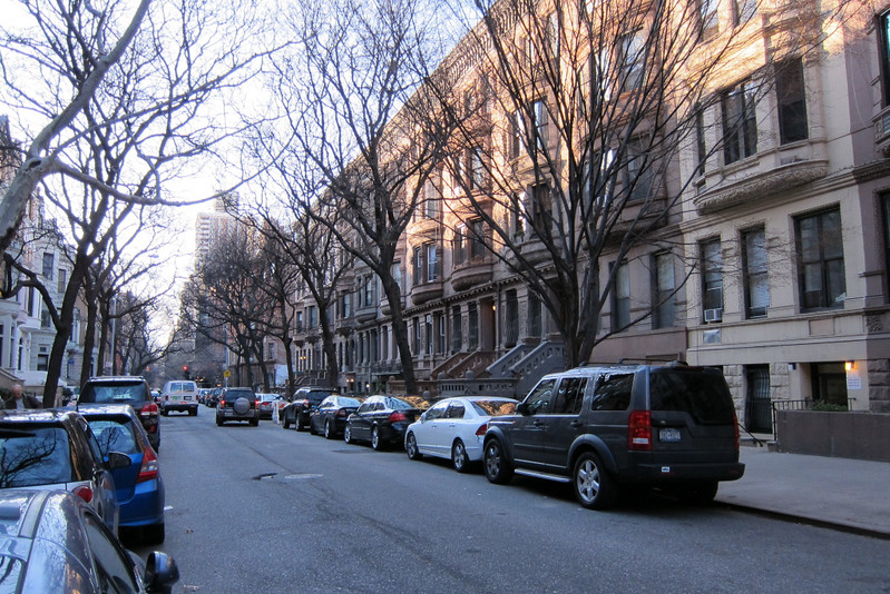 Tree-lined streets and historic brownstones on the Upper West Side